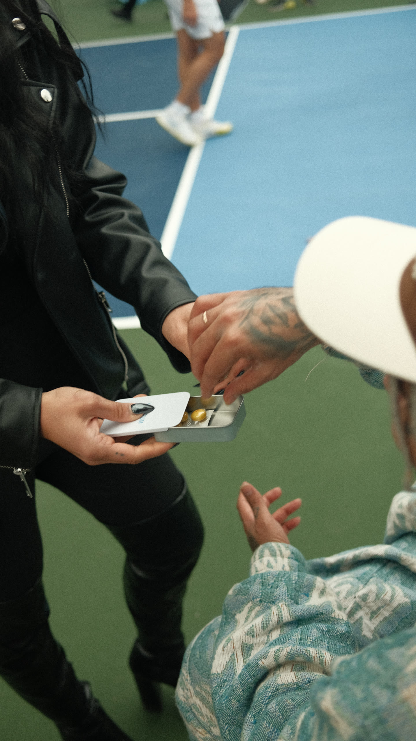 Friends at Pickleball & Caviar