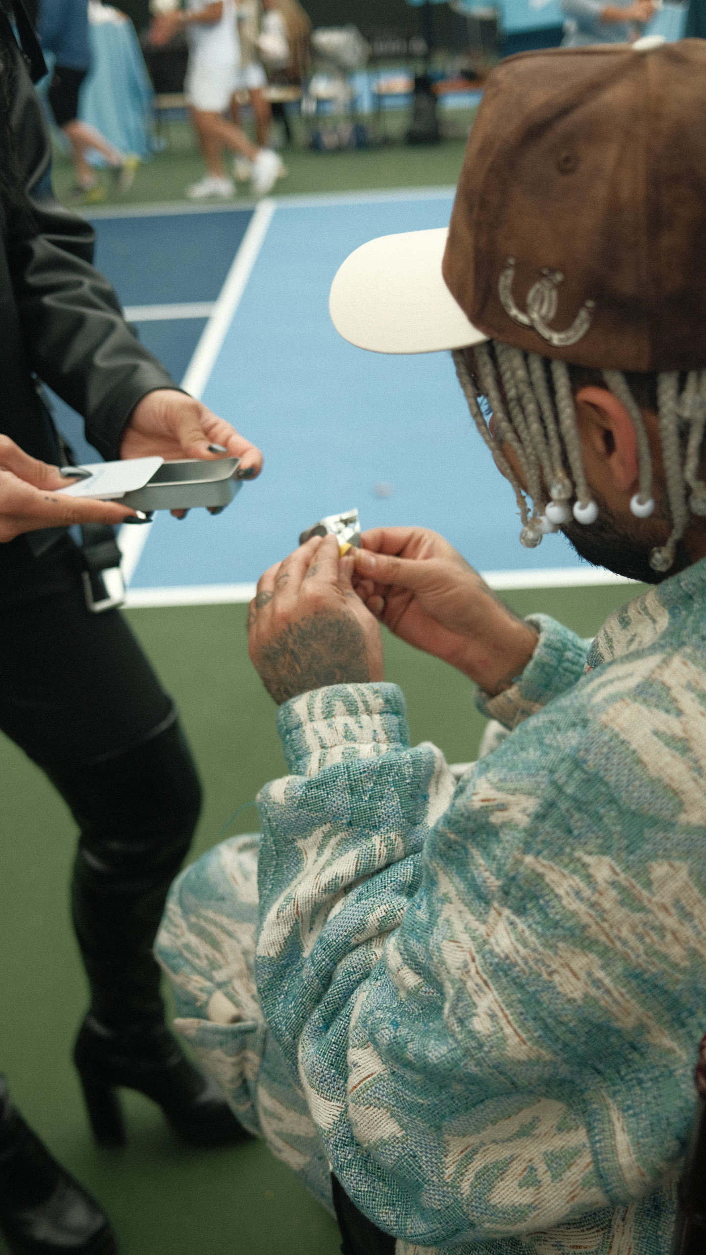 Friends at Pickleball & Caviar