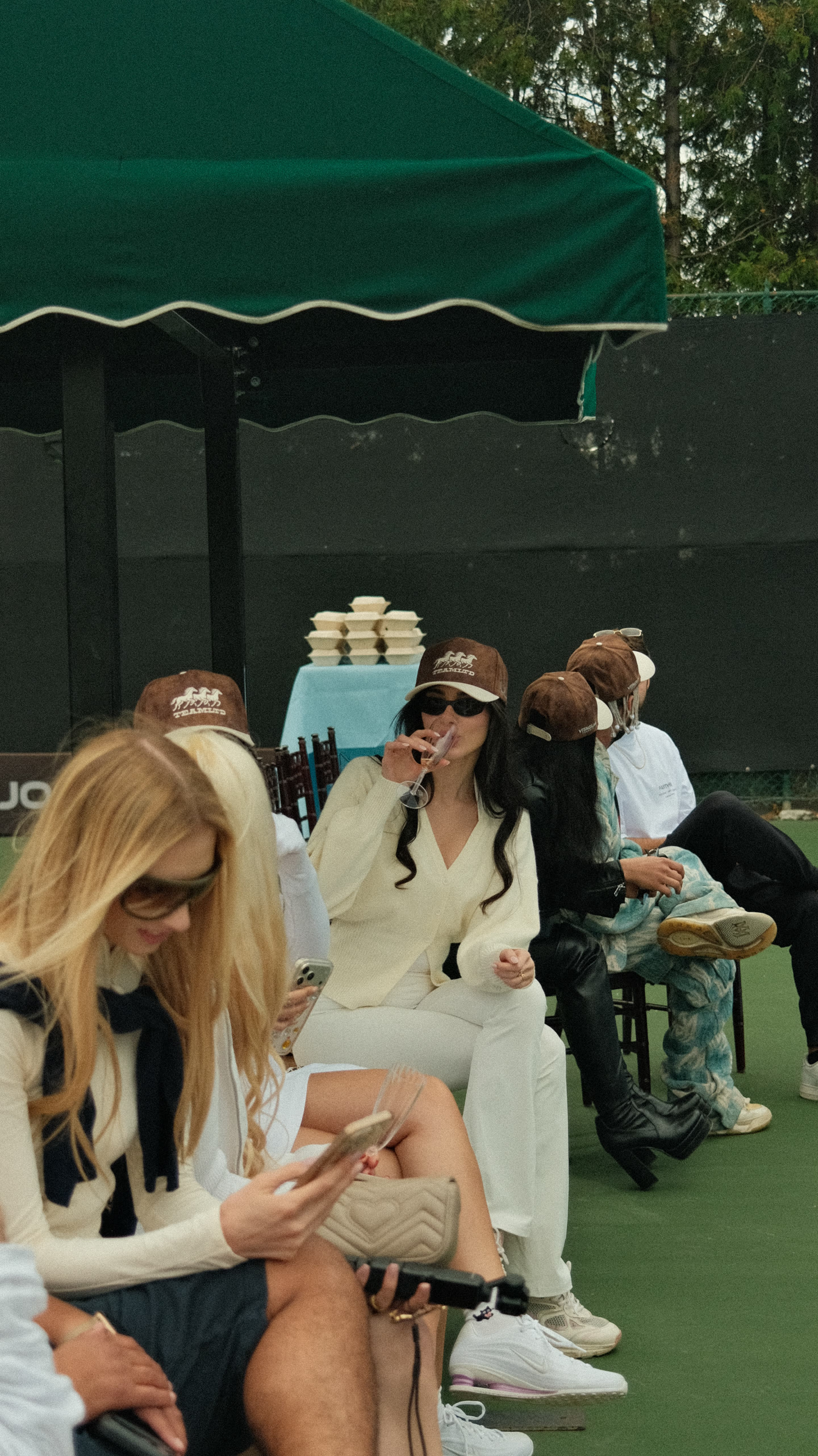 Friends at Pickleball & Caviar